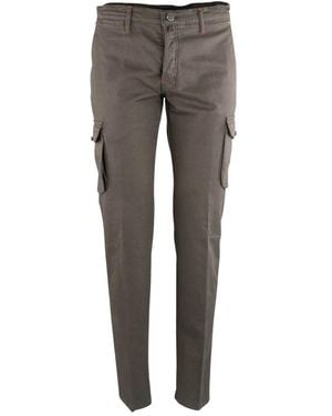 Kiton Slim-Fit Trousers - Grey
