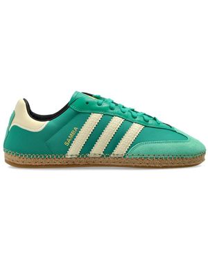 adidas Fitness ,Groen ,Leer Samba Espadrille