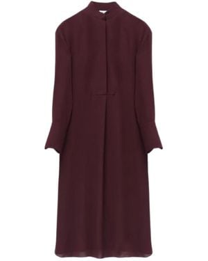 McQueen Lila kleid eleganter stil