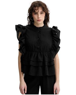 Munthe Fulton Blouse - Zwart