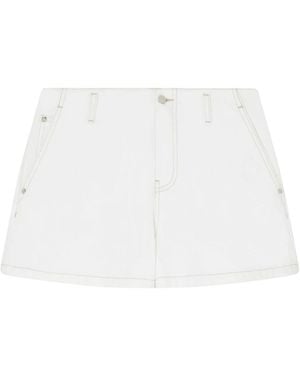 Emporio Armani Denim Shorts - White