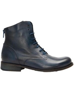 Felmini Lace-Up Boots - Azul