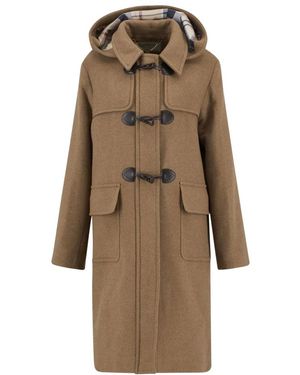 Barbour Single-Breasted Coats - Neutre