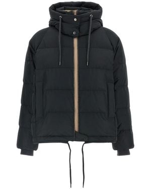 Brunello Cucinelli Taffeta Down Jacket - Zwart