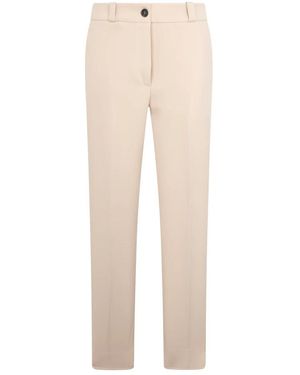 Peserico Cropped Trousers - Natural