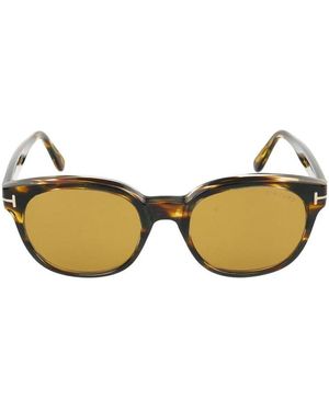 Tom Ford Stijlvolle Zonnebril Ft1180 52E - Geel