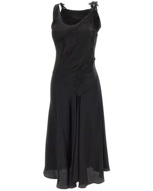 Victoria Beckham Midi Dresses - Black