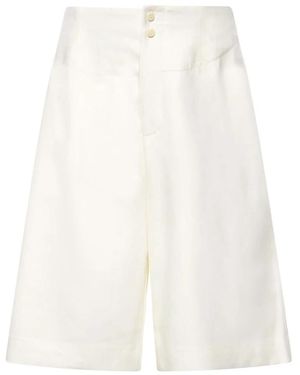 Jacquemus Long Shorts - White