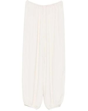forte_forte Wide Trousers - Blanco