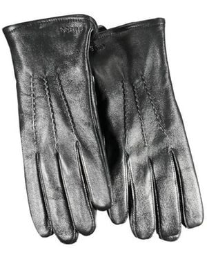 Guess Leren Handschoen - Grijs