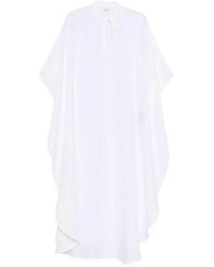 120% Lino Maxi Dresses - White