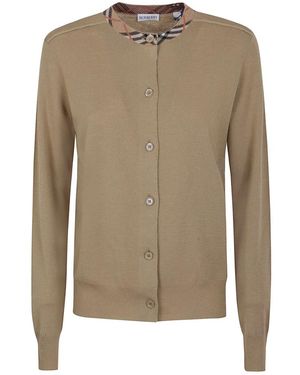 Burberry Cardigans - Natural