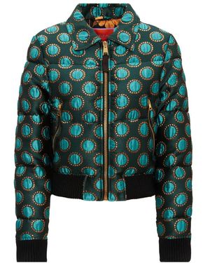 La DoubleJ La Comasca Bomberjacke Mit Daunenfüllung - Grün