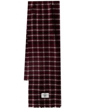 Marc O' Polo Accessoires ,Rood ,Wol Geruite Sjaal - Paars