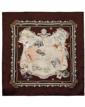 Zimmermann Silky Scarves - Marrón