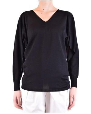D.exterior V-Neck Knitwear - Black