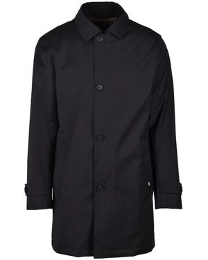 HUGO Single-Breasted Coats - Blue