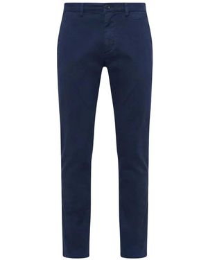 Harmont & Blaine Slim Fit Broeken - Blauw