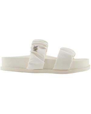 ARMANI EXCHANGE Sliders - White