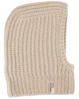 A.P.C. Accessoires ,Wol Alix Balaclava - Naturel