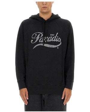 3.PARADIS Hoodies - Negro