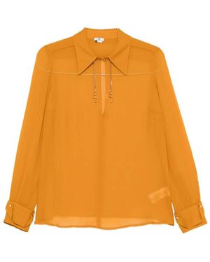 Elisabetta Franchi Overhemden - Oranje