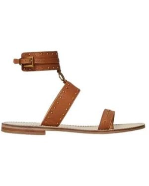 Twinset Flat Sandals - Brown