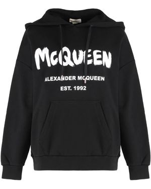 McQueen Hoodies - Black