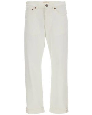 Tela Genova Rodolfo Gerades Jeans - Weiß