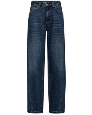 co'couture Loose-Fit Jeans - Azul