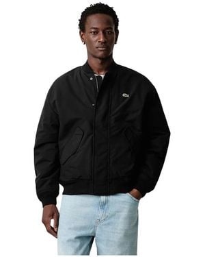Lacoste Bomber Jackets - Negro