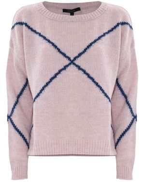 Kocca Criss-Cross Langarmpullover - Lila