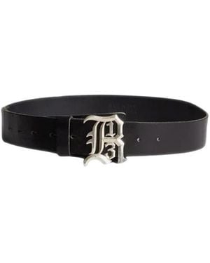 R13 Logo Buckle Belt - Zwart