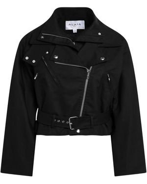 Alaïa Bikerjacke - Schwarz