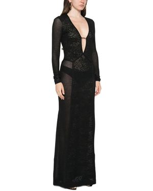 Elisabetta Franchi Maxi Dresses - Black