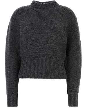 McQueen Round-Neck Knitwear - Black