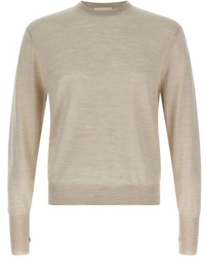 Ma'ry'ya Round-Neck Knitwear - Grey