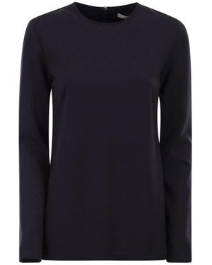 Max Mara Tops ,Blauw ,Slim Fit Top