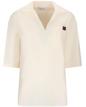 Max Mara Elegante Osiride Tunika Für Frauen - Natur