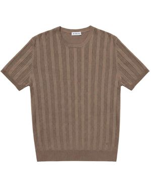 Manuel Ritz Round-Neck Knitwear - Brown
