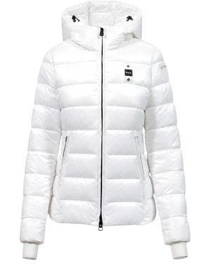 Blauer Caroll Jacke - Weiß