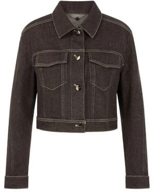 Marc Cain Denim Jackets - Negro