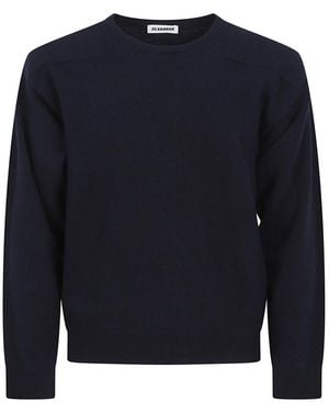 Jil Sander Round-Neck Knitwear - Blue