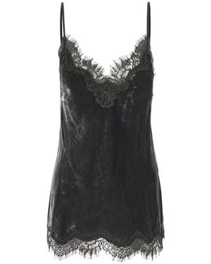 Gold Hawk Sleeveless Tops - Noir