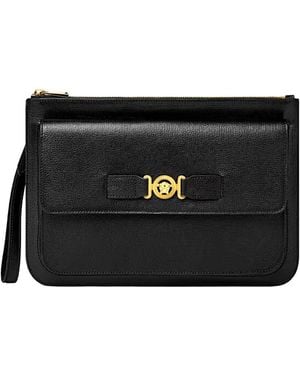 Versace Ziegenleder Tasche - Schwarz