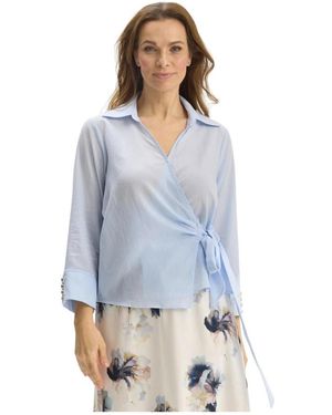iN FRONT Blouses - Azul
