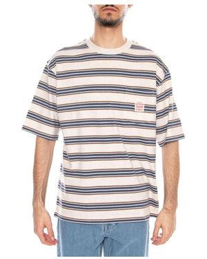Levi's Tops ,Veelkleurig ,Katoen Workwear Tee - Wit