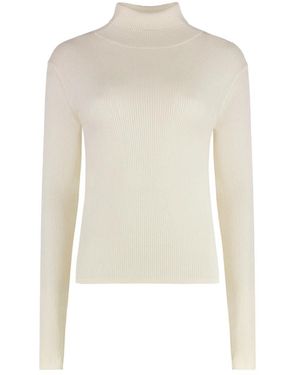 SABLYN Belle Kaschmir-Rollkragenpullover - Weiß