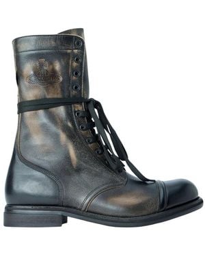 Vivienne Westwood Lace-Up Boots - Black
