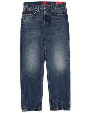 HUGO Loose-Fit Jeans - Azul